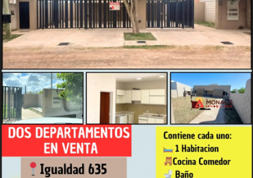 Departamentos en Venta